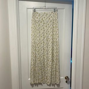 NWT Forever 21 Floral Wide Leg Ruffle Pants